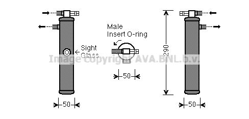 AVA QUALITY COOLING Kuivain, ilmastointilaite PRD065